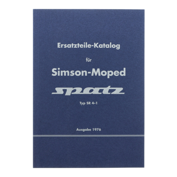 Ersatzteilkatalog, Simson Spatz SR4-1